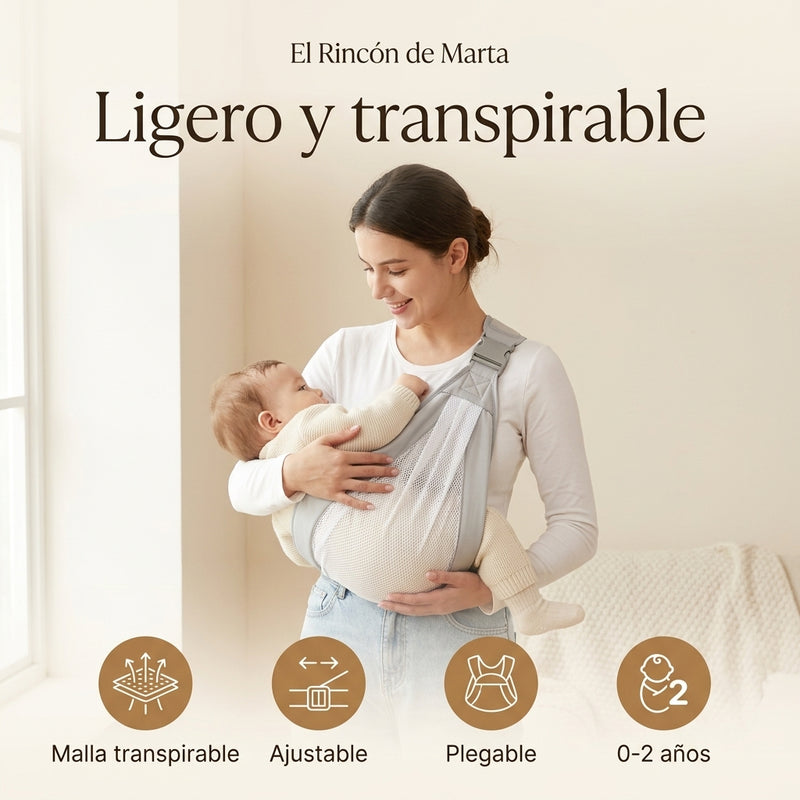 Portabebés Transpirable Ajustable