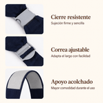 Portabebés Transpirable Ajustable para Bebé — Gris