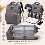 Mochila Maternidad 5 en 1 con Cuna Plegable — Monstyle