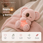 Osito Koala con Luz y Sonido | Peluche Relajante para Bebé