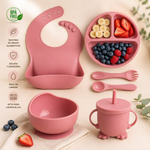 Set Vajilla de Silicona 6 piezas para Bebé — Sin BPA