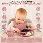 Set Vajilla de Silicona 6 piezas para Bebé — Sin BPA