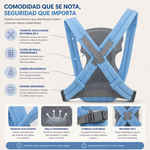 Portabebés Ergonómico 3 en 1 — El que cuida tu espalda y a tu bebé a la vez