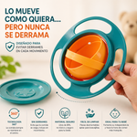 Plato Giratorio 360° Antiderrames para Bebé — Sin Manchas Garantizado