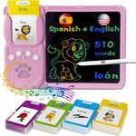 Pizarra Educativa 2 en 1 con Tarjetas en Español e Inglés – 224 Tarjetas - additional image 2