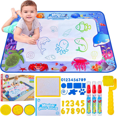 Alfombra Mágica Infantil para Dibujar con Agua 100 × 80 cm