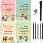 Cuadernos Mágicos de Escritura — Pack 4