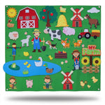Juego Educativo de Granja en Fieltro
