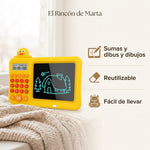Calculadora Infantil y Pizarra LCD 2 en 1