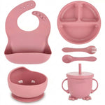 Set Vajilla de Silicona 6 piezas para Bebé