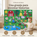 Juego Educativo de Granja en Fieltro