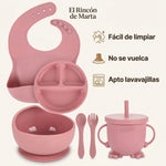 Set Vajilla de Silicona 6 piezas para Bebé