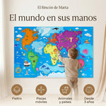 Mapa Mundial Educativo de Fieltro