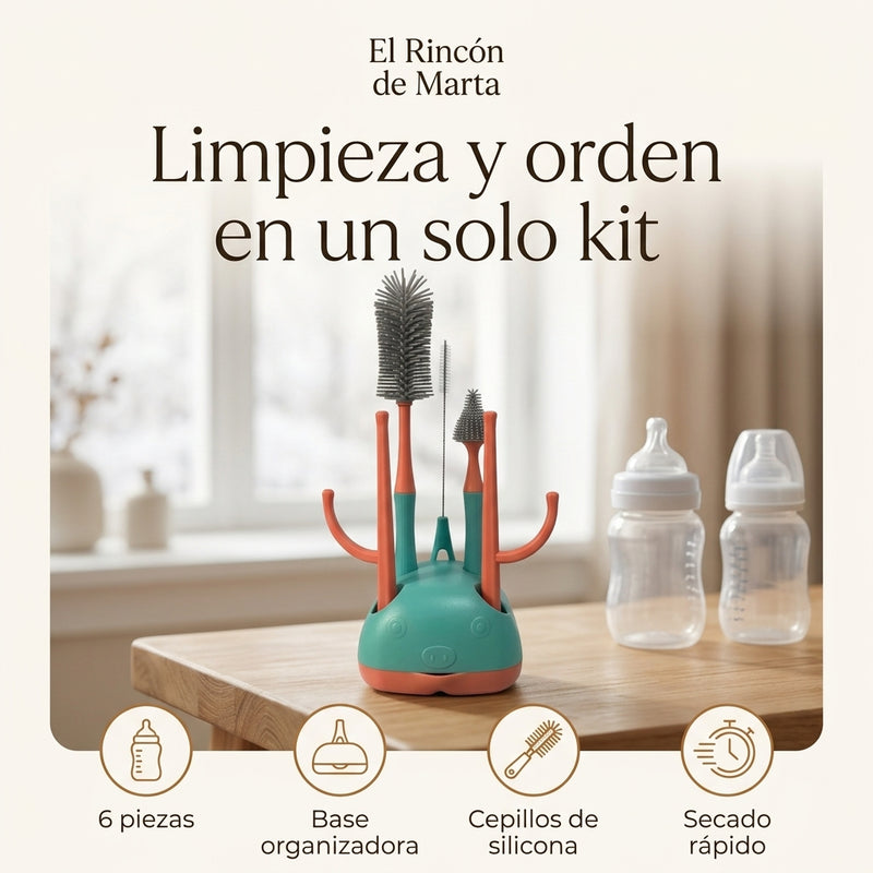 Kit Limpieza Biberones 6 piezas
