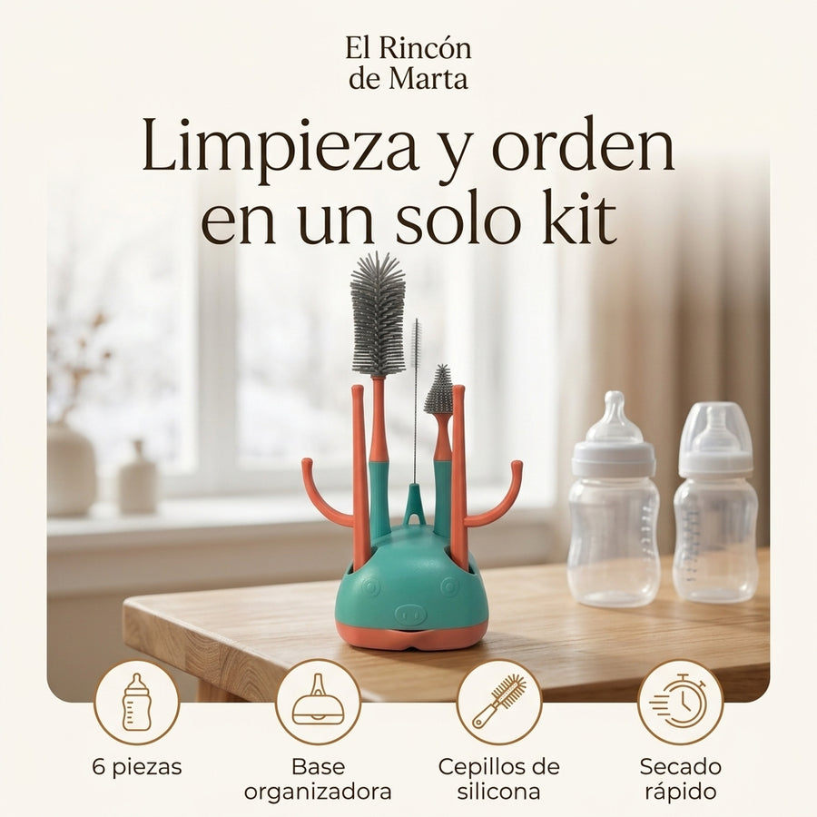 Kit Limpieza Biberones 6 piezas